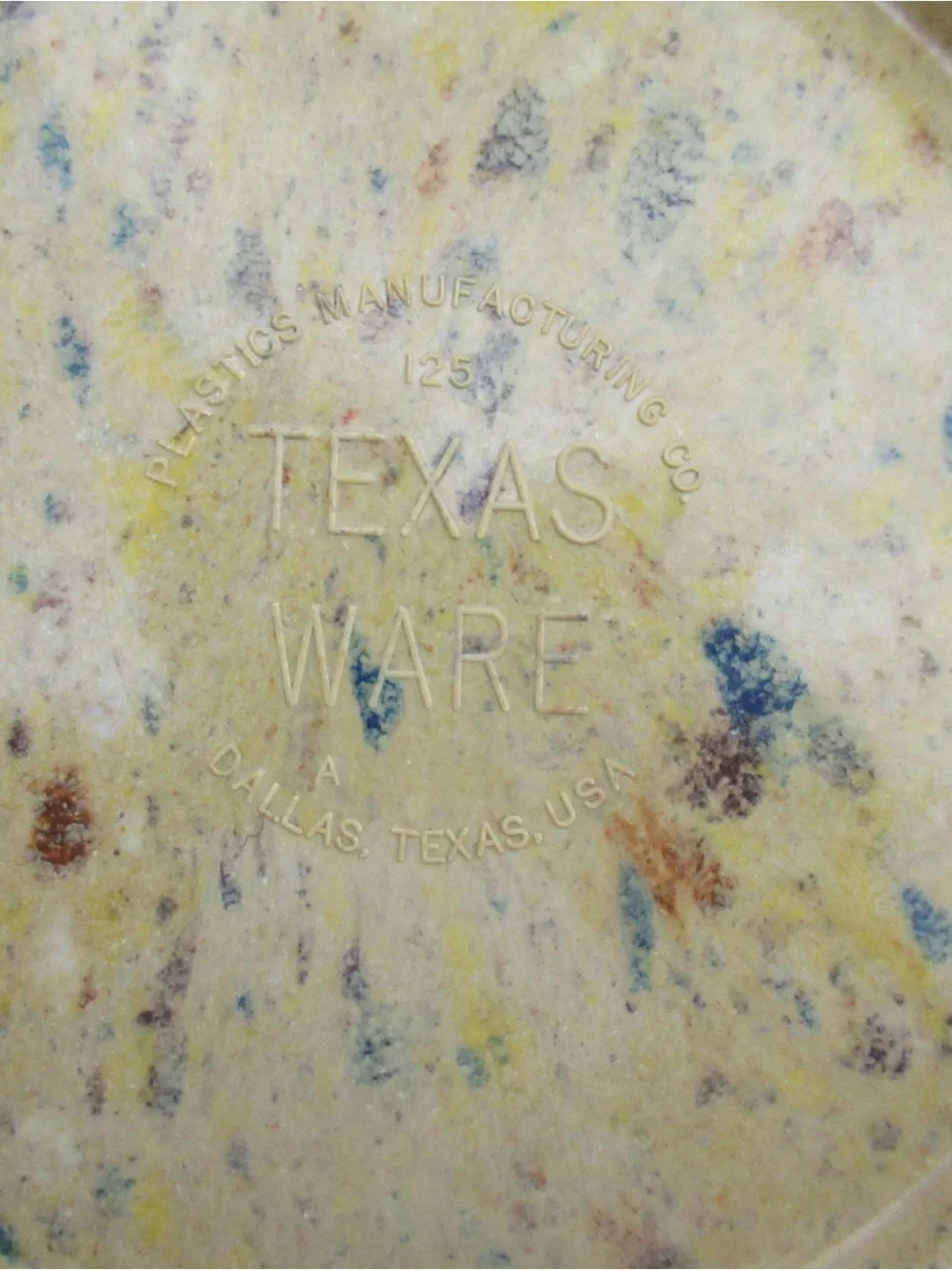 Vintage Texas Ware 125 Confetti Bowl